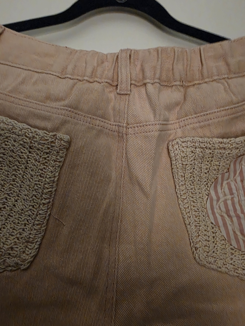 POL Dusty Pink Soft Denim with Elastic Waistband On Back..W- 16 Inseam 27 Beauty - Picture 3 of 6